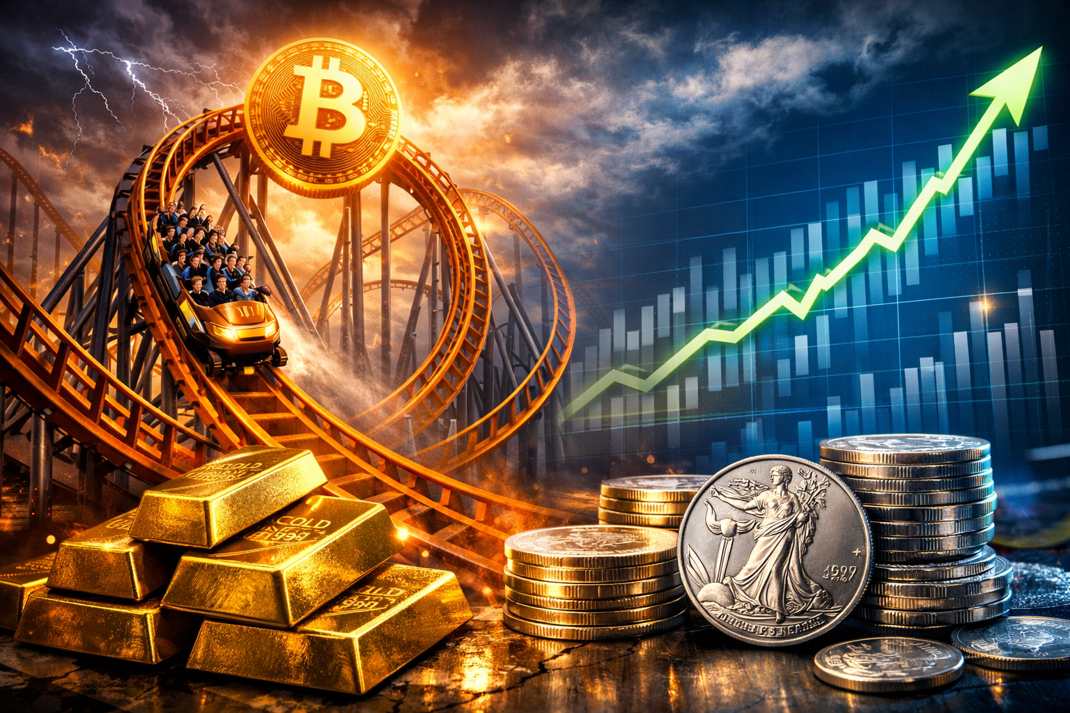 Membaca Arah Angin: Emas, Perak dan Pergerakan Bitcoin ETF