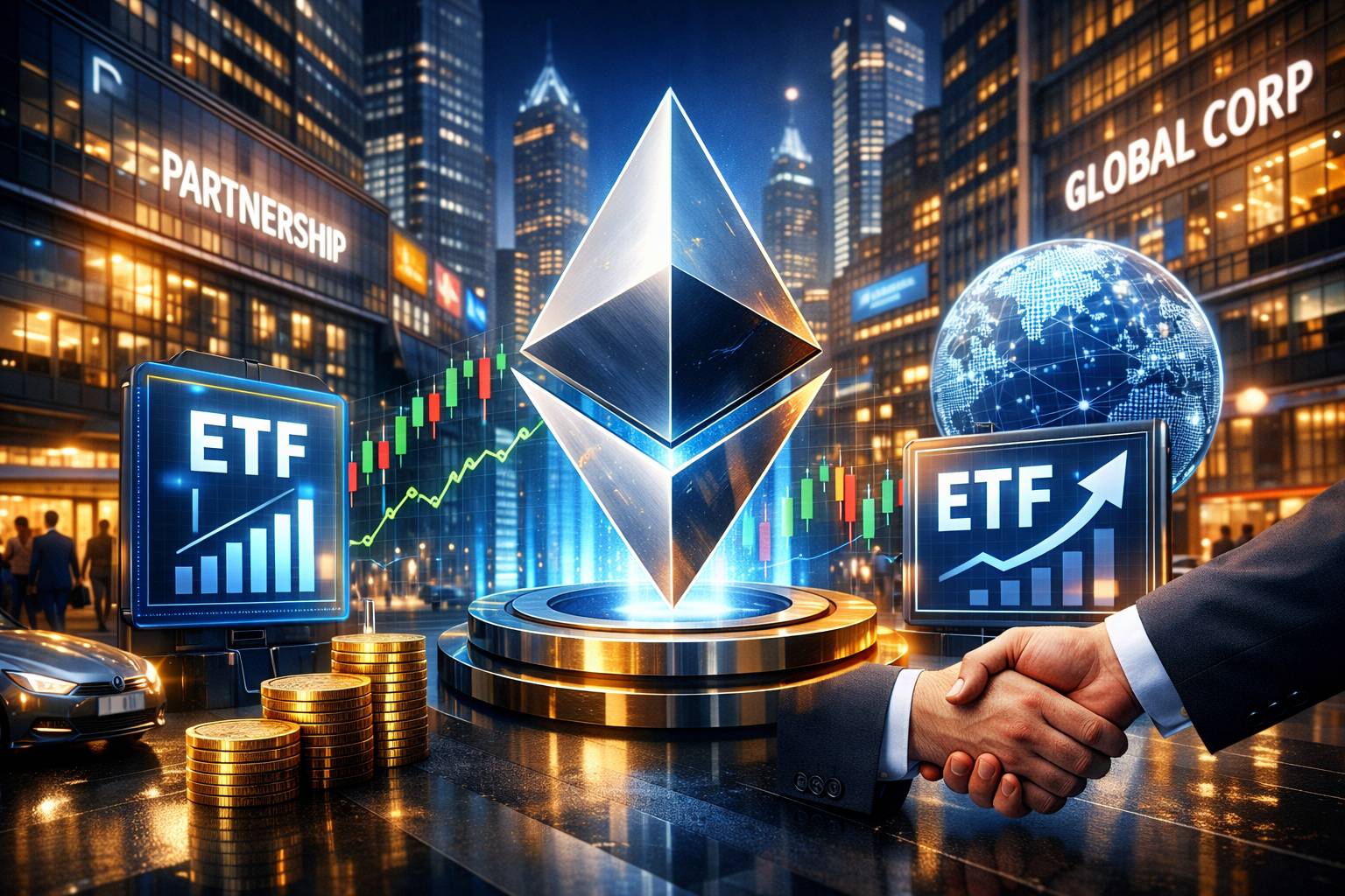Pemerhatian struktur aliran Ethereum antara ETF dan korporat global